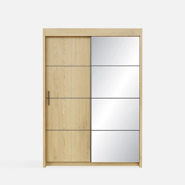 Zrcadlová skříň s posuvnými dveřmi 150 cm OTIS dub cremona