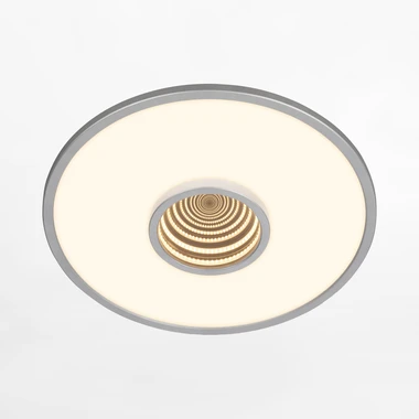 Chromové LED stropní svítidlo s hloubkovým efektem TORO