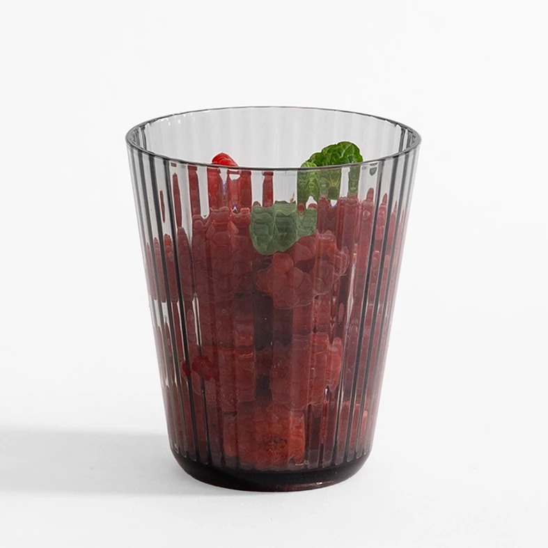 Kubek plastikowy szary 320 ml