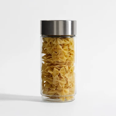 Skleněná dóza s kovovým víkem 1000 ml