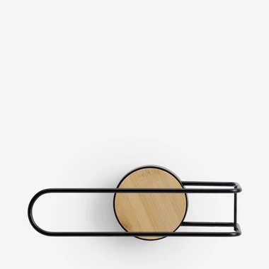 Držák na toaletní papír bamusová-černá