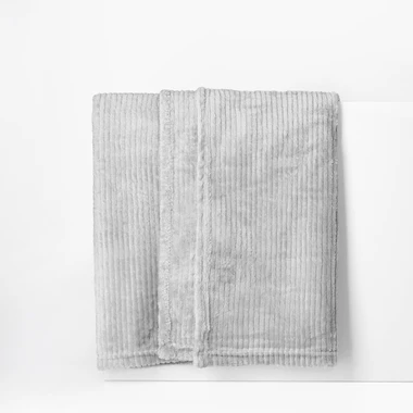 Světle šedá deka RENEE 130x160 cm