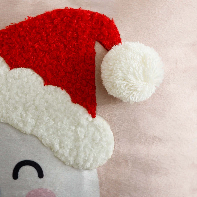 Povlak na polštář vánoční béžový MICKY 45x45 cm