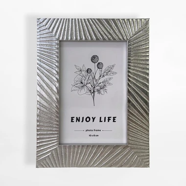 Stříbrný glamour fotorámeček 10x15