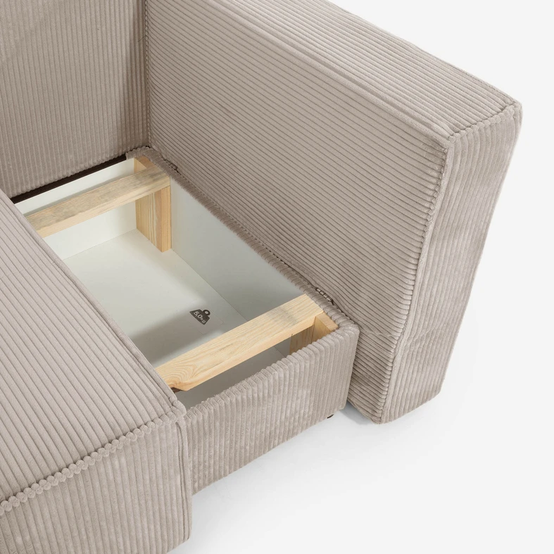 Sofa LUSO sprawia, że codzienny odpoczynek staje się małym rytuałem domowego komfortu.