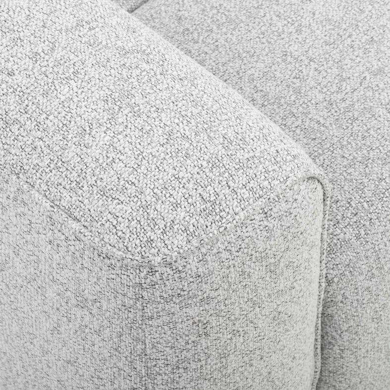 Rozkládací rohová sedačka šedá melírovaná BIANCO O levá