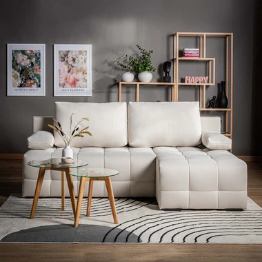 Koberec art déco krémový MILLEY 120x170 cm