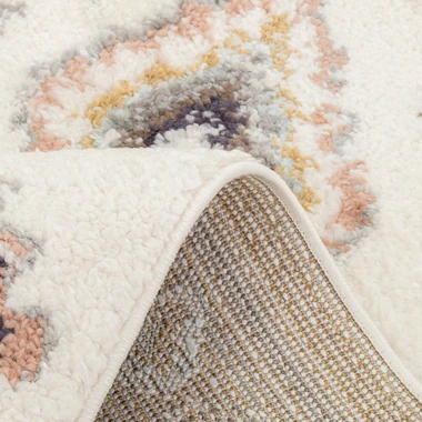 Koberec boho s geometrickým vzorem ALASKA, 80x150 cm