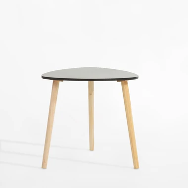 Konferenční stolek trojnožka 46 cm, černý