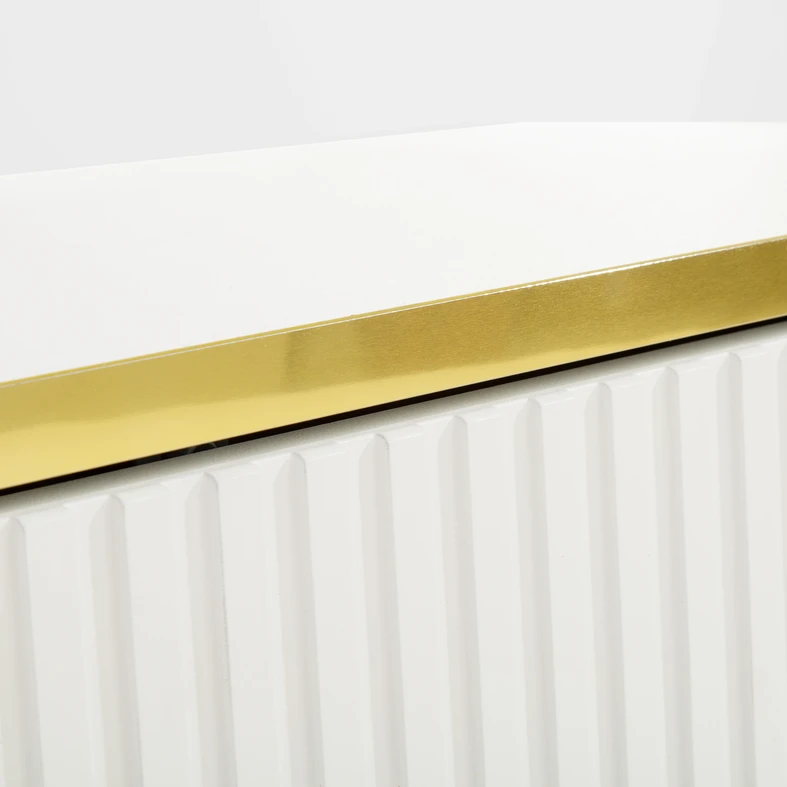 Bílá nástěnná skříňka GOLD 160 cm