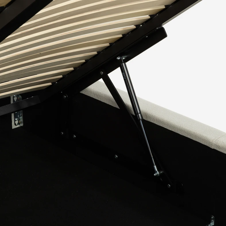 Krémová postel FABRIZZIO SQUERE P 160x200 cm