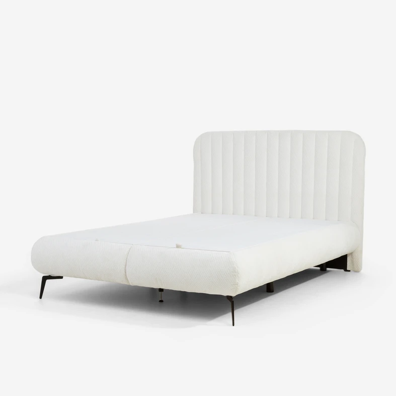 Postel boxspring VALO bílá 140x200
