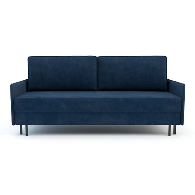 Tmavě modrá rozkládací pohovka NELLY