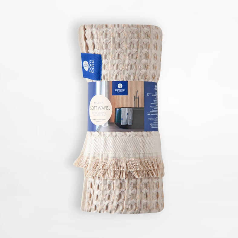 Bambusový ručník SOFT WAFEL BAMBOO SPA 80x160 cm, cappuccino