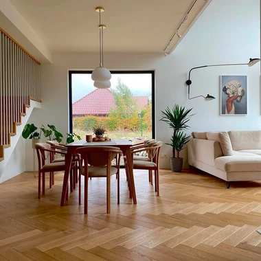 Mosazné závěsné svítidlo TRINI fi 30 cm