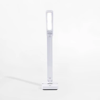 Bílá stolní lampa LED 8W s USB nabíjením