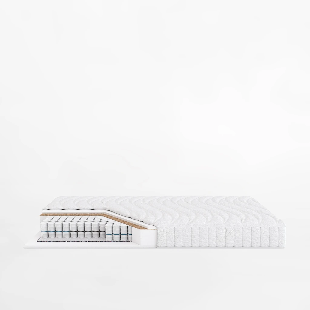 Materac kieszeniowy z kokosem, o twardości H3/H4