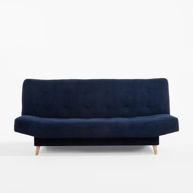 Tmavě modrá rozkládací pohovka ENZO