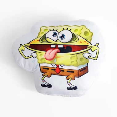Mazlící polštář SPONGE BOB 40x34 cm