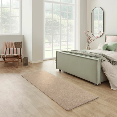 Béžový koberec CLEVER 67x180 cm