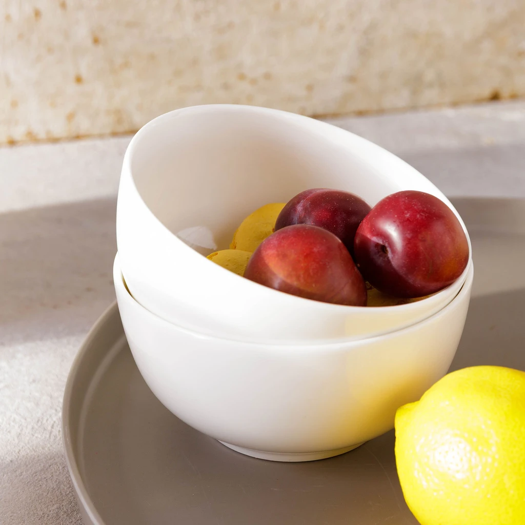 Bílá porcelánová miska 550 ml