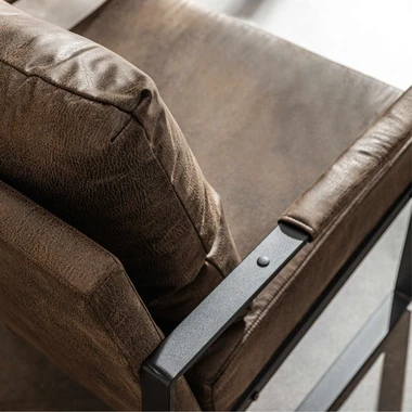 Křeslo z ekokůže CARYUM