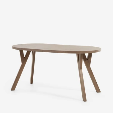 Kulatý rozkládací stůl PAOLO MINI 80-160 cm