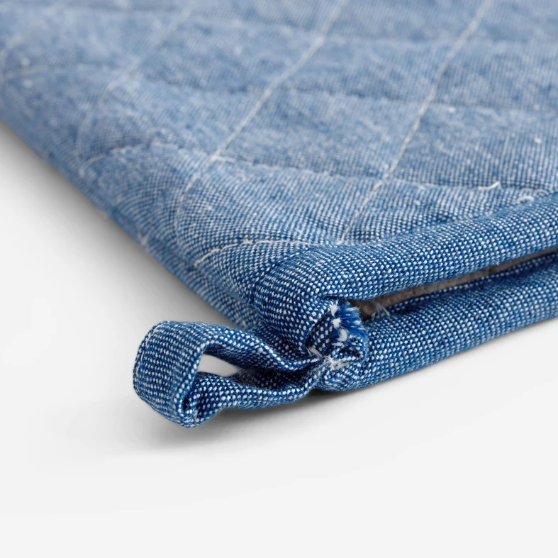 Kuchyňská chňapka s podložkou JEANS COLLECTION modrá.