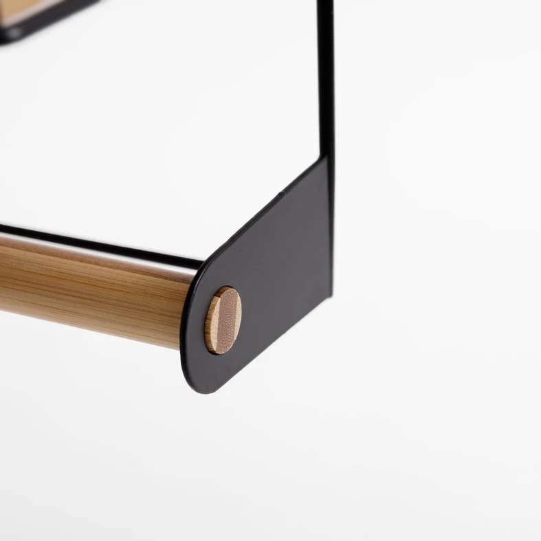 Kuchyňská polička s držákem na utěrku 34x13x28 cm