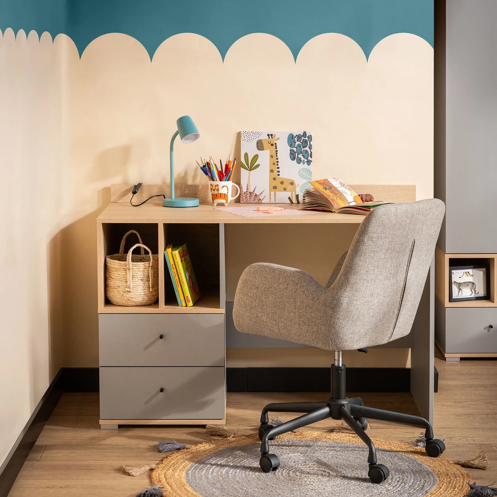 Kancelářská stolní LED lampa ORO VERO modrá