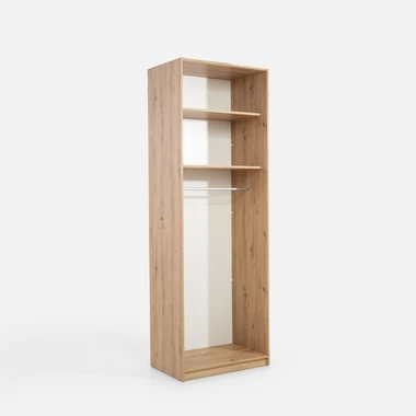 Korpus dvoudveřové skříně BEN dub artisan.