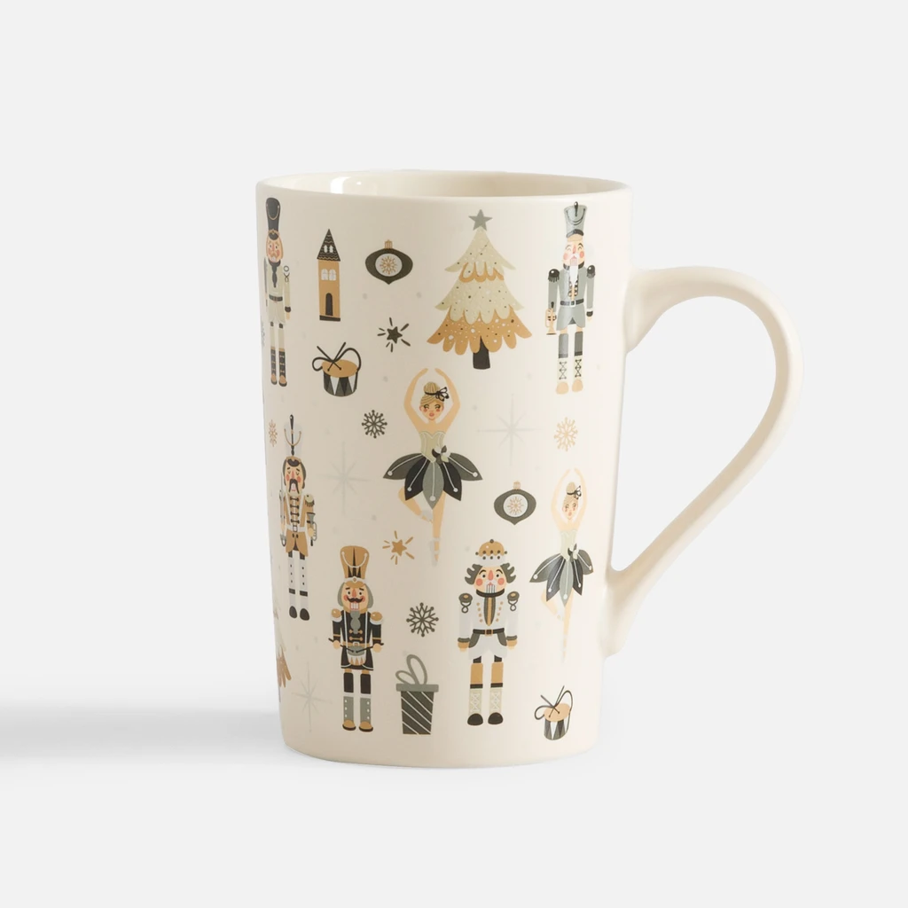 Vánoční porcelánový hrnek Louskáček 385 ml