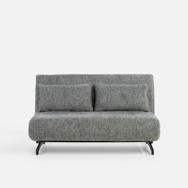 Rozkládací pohovka PIMIO 142 cm šedá