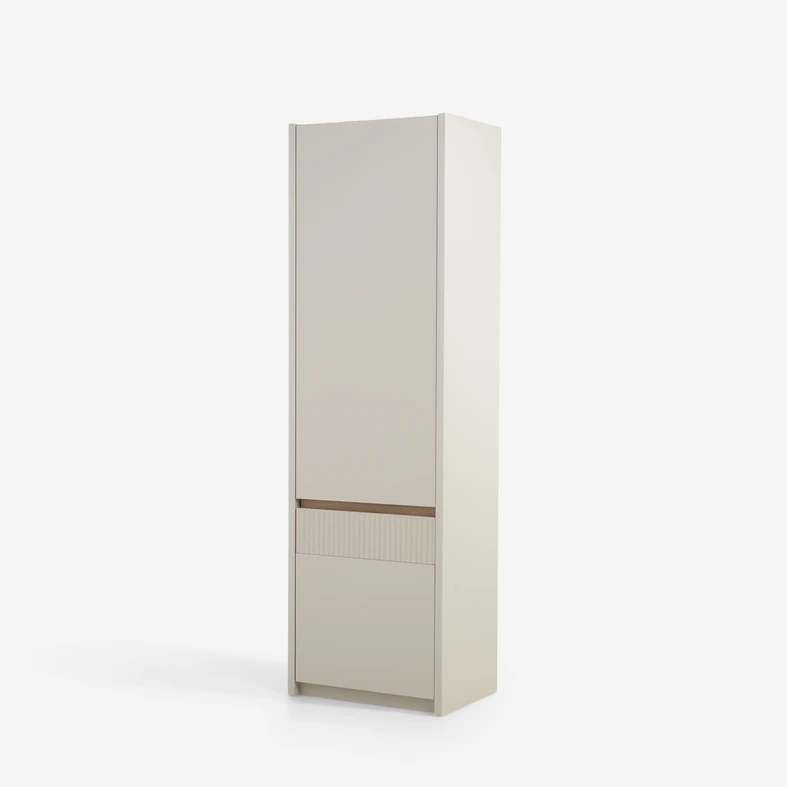 1-dveřová šatní skříň s osvětlením OAK SQUERE.