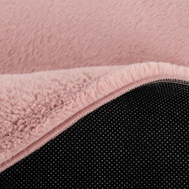 Kulatý koberec RABBIT, růžový, 120 cm