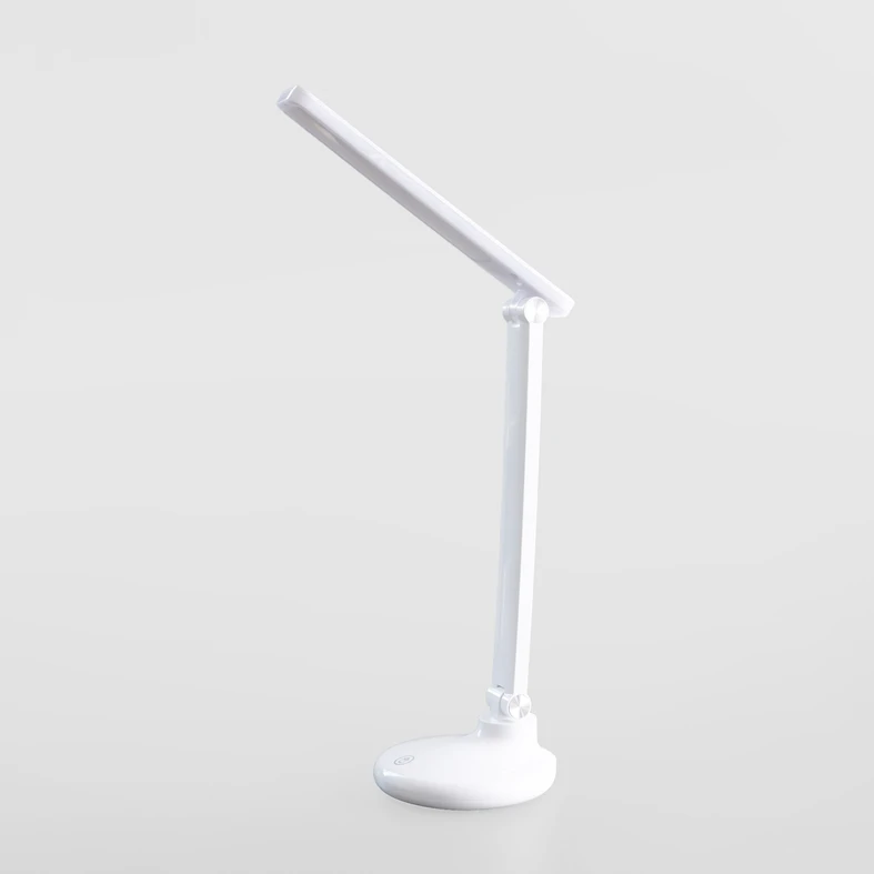 Bílá stolní lampa LED 6W s USB nabíjením