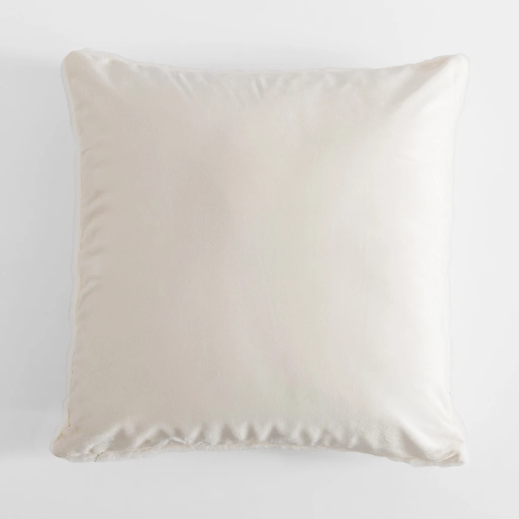 Vánoční povlak na polštář s větvičkou bílý LUCA 45x45 cm