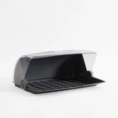 Chlebník AVANGARDA 24,5x14x31,5 cm šedý