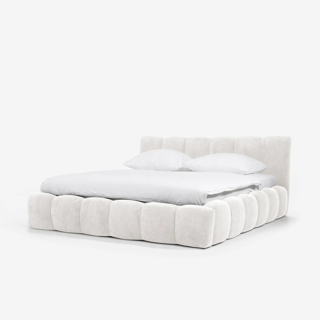 Przestrzeń 180×200 cm sprzyja swobodnemu snu dwóch osób i daje wygodę na co dzień.