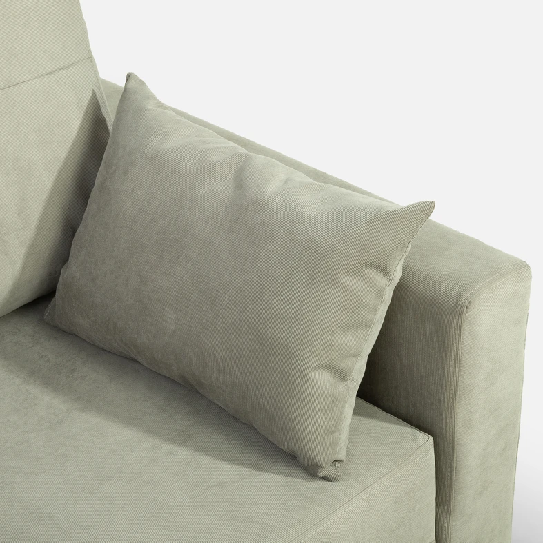 Zdjęcie sofy. Zbliżenie na detale.