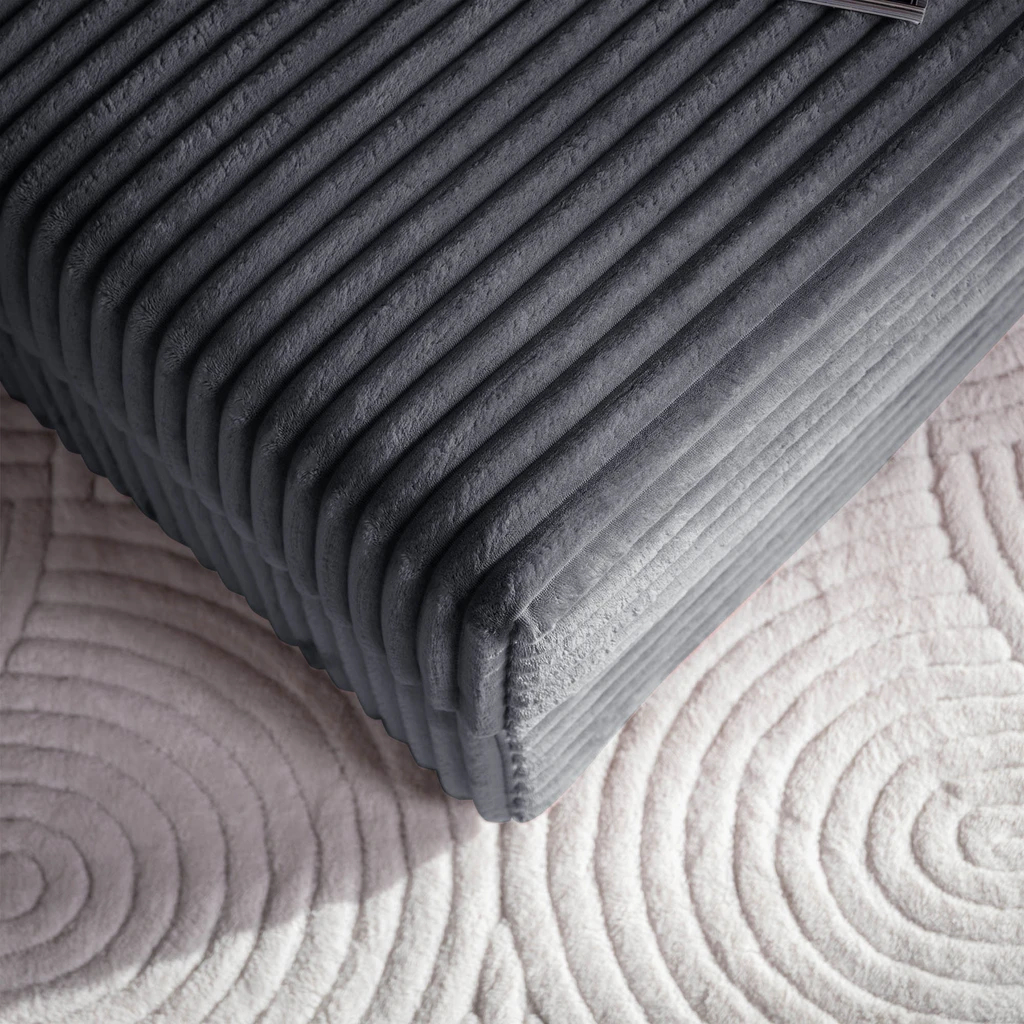Křeslo loveseat šedé NOEMI