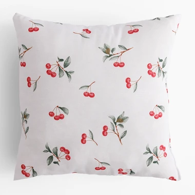 Polštář s višněmi RENE 45x45 cm