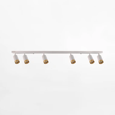 Bodové světlo na liště ARRAS 6 reflektorů bílo-zlatá