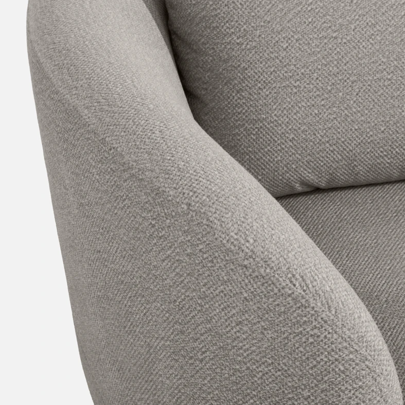 Rohová sedačka šedá RAVELLO pravá