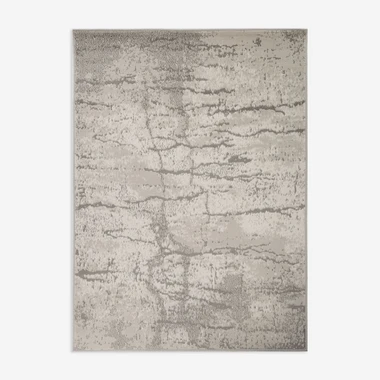Abstraktní šedý koberec MIRACLE 120x170 cm