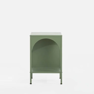 Zelený kovový nízký stolek HOCCA