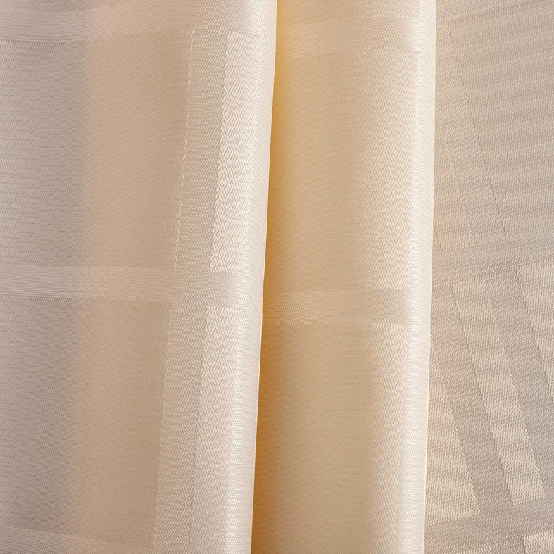 Kostkovaný žakárový ubrus krémový CASCADE 110x160 cm