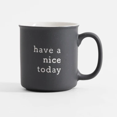 Šedý porcelánový hrnek 520 ml