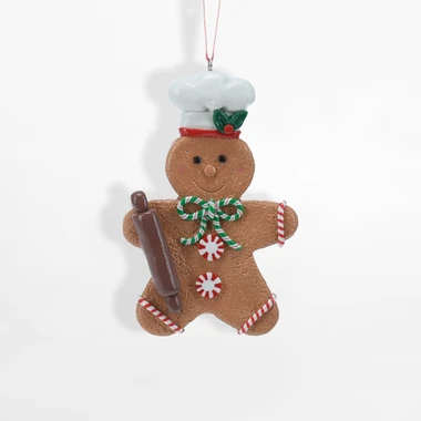 Závěsná vánoční dekorace PERNÍK 11 cm MIX