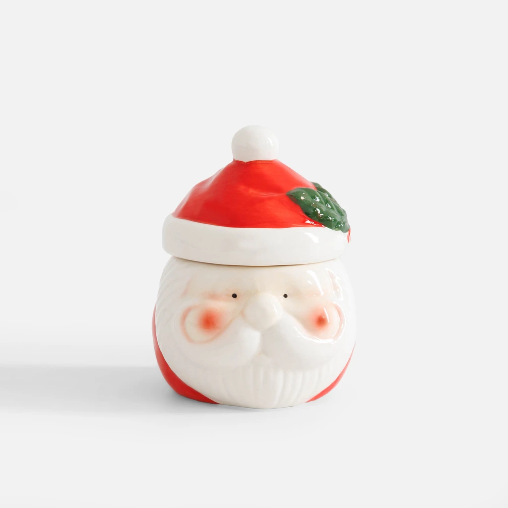 Dóza s víkem SANTA CLAUS červená 330 ml